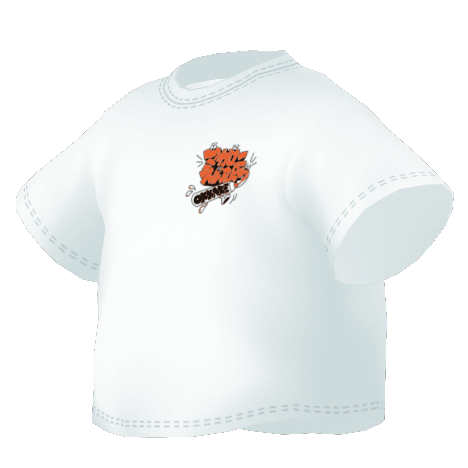 Macaroni Empitsu OKKAKE T-Shirt White