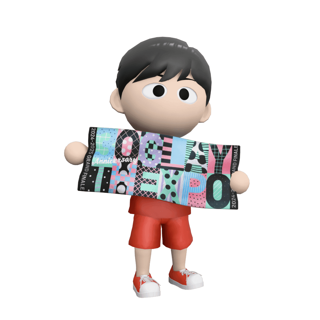 GLAY EXPO GF Pop Block Face Towel